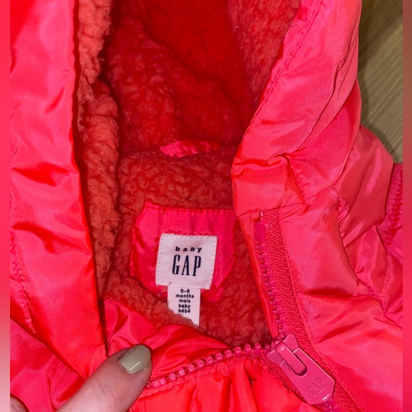 Pink GAP Baby Puffer Jacket NEW - Picture 3 of 5